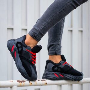 🥇 Adidas YEZZY 700 Hombre Negro – Rojo